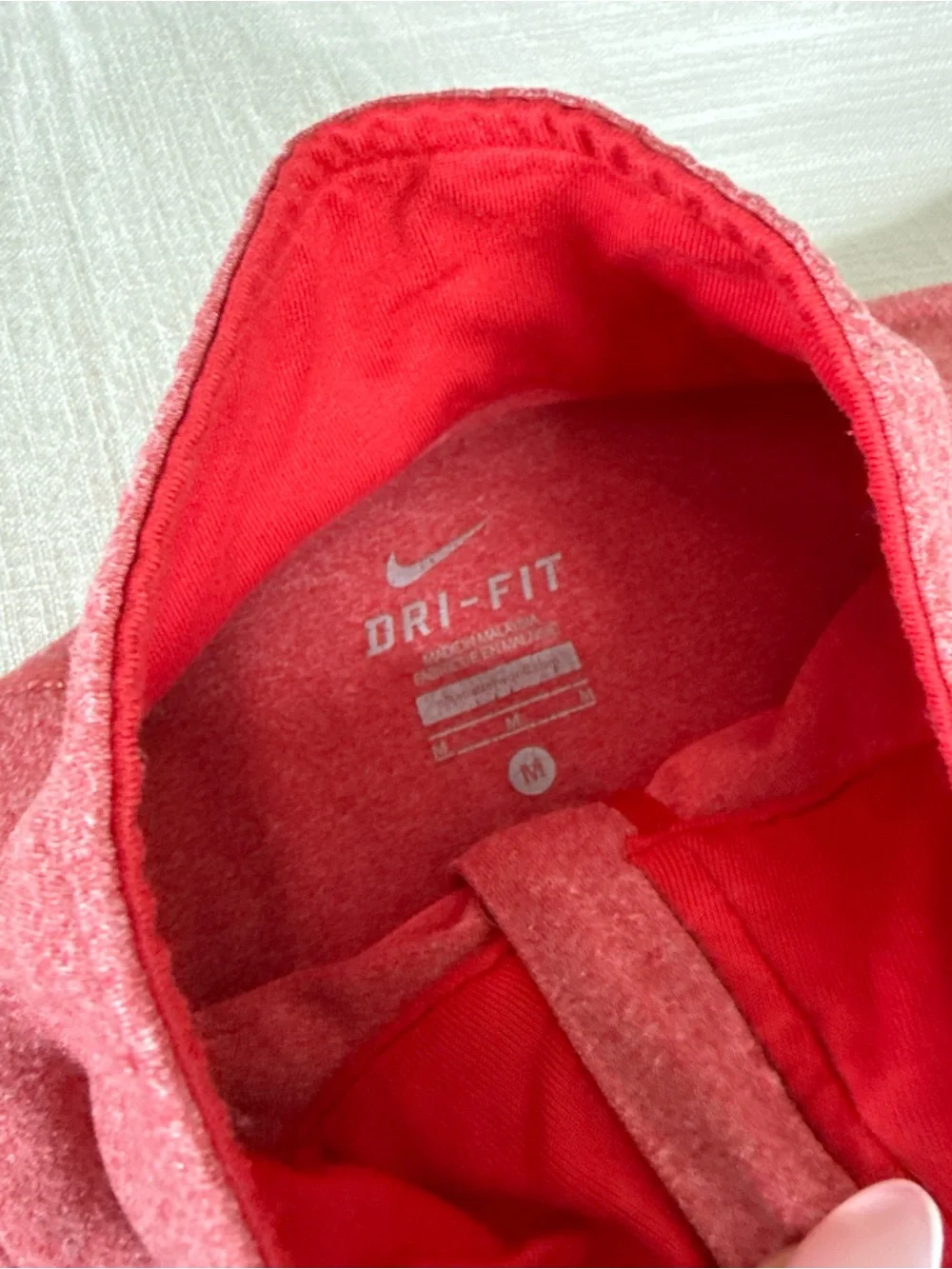 Nike Women’s Heathered Pink Quarter-Zip Pullover
